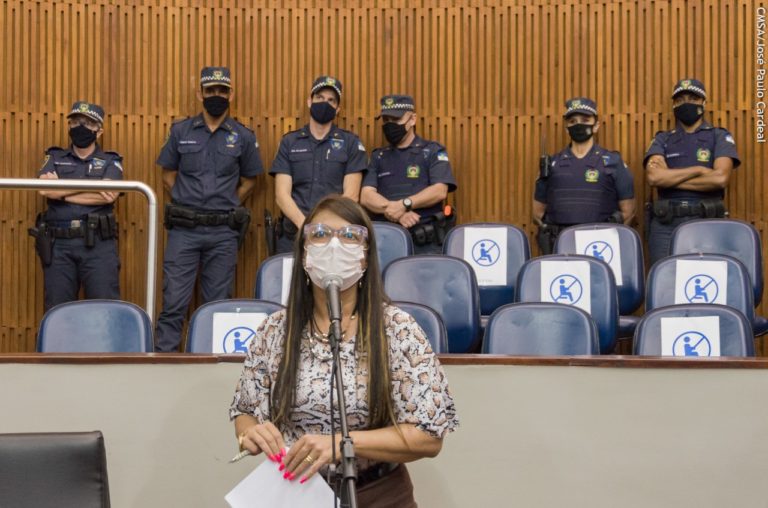 Patrulha Maria da Penha é homenageada em sessão na Câmara de Santo André