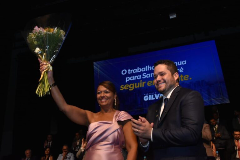 Gilvan Junior e Silvana Medeiros são eleitos prefeito e vice-prefeita de Santo André no primeiro turno